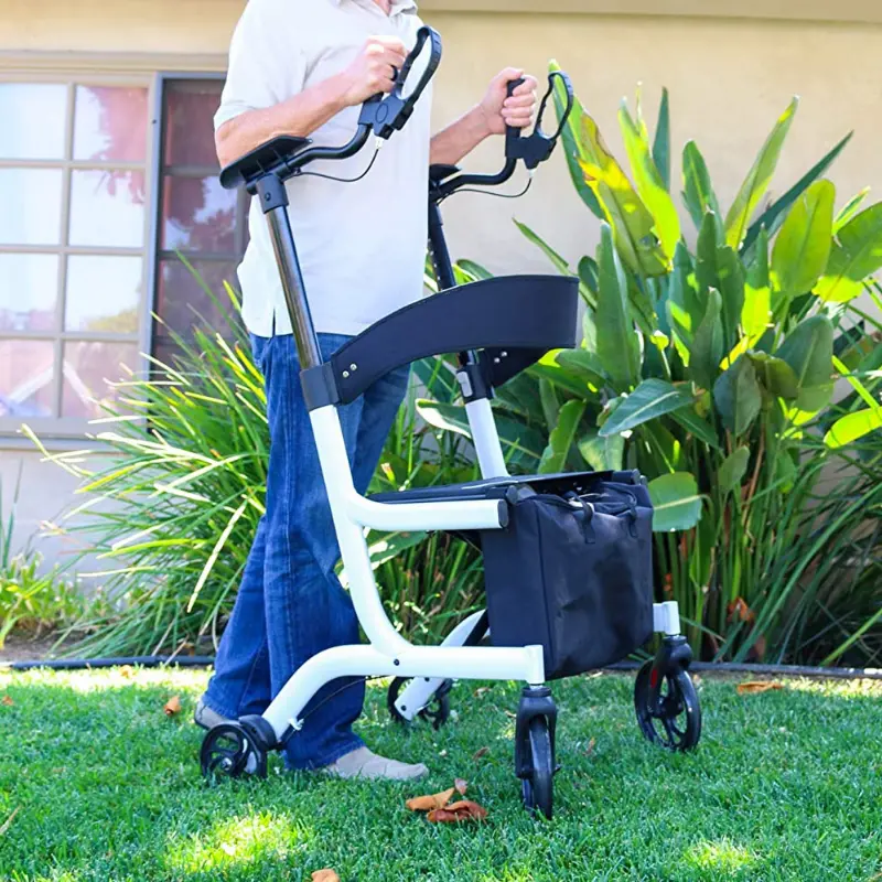 Heavy Duty Standing Upright Walker With Seat 1