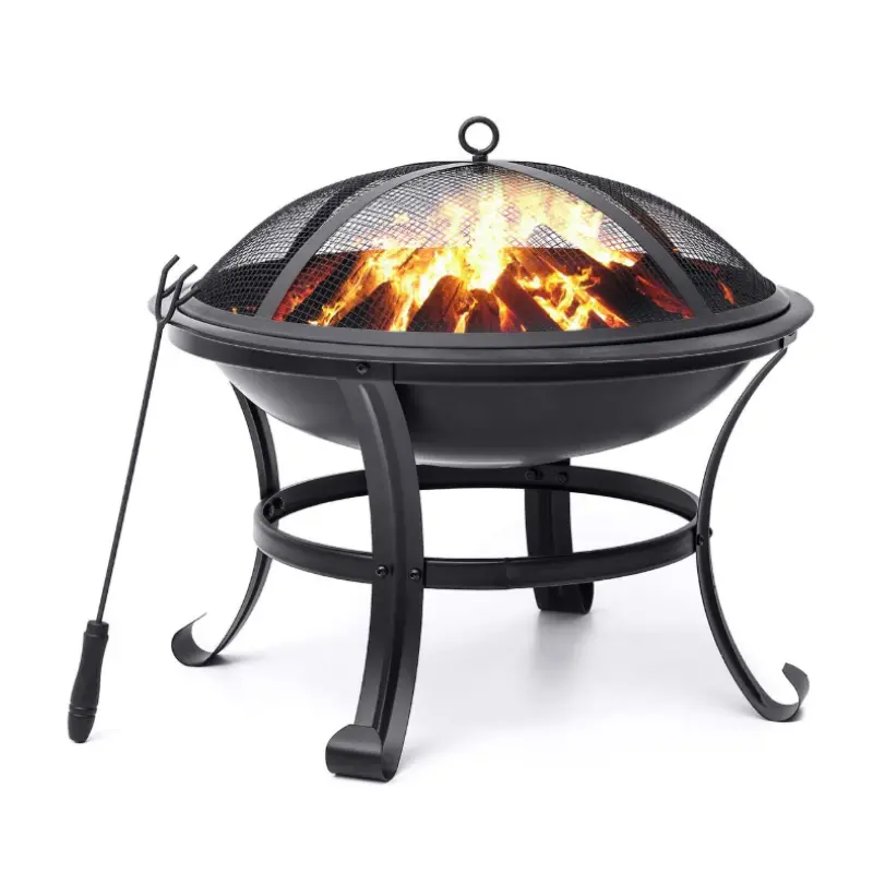Small Portable Tabletop Fire Pit Bowl 22" 1