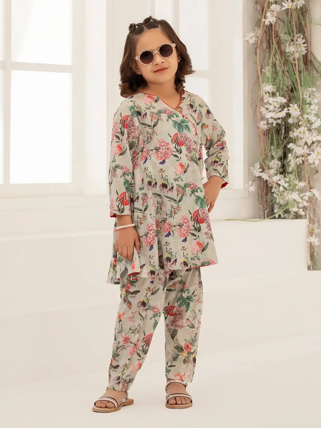 Light Green Lawn 2 Piece Stitched - Algr-2Ps-Lks-1003 1