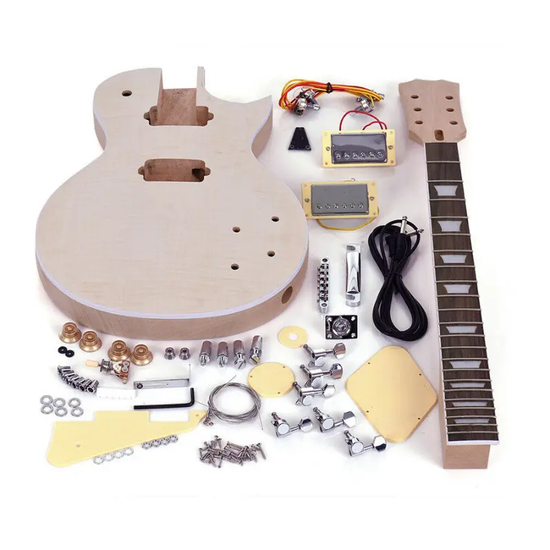 Electric Diy Guitar Building Kit Lp Style 1