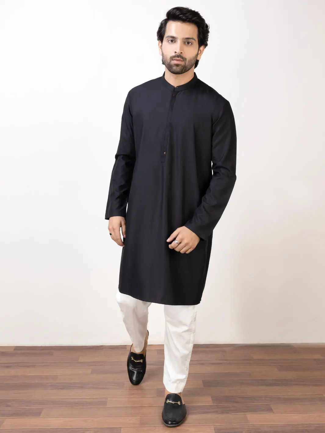 Black Kurta - Al-K-1119 1