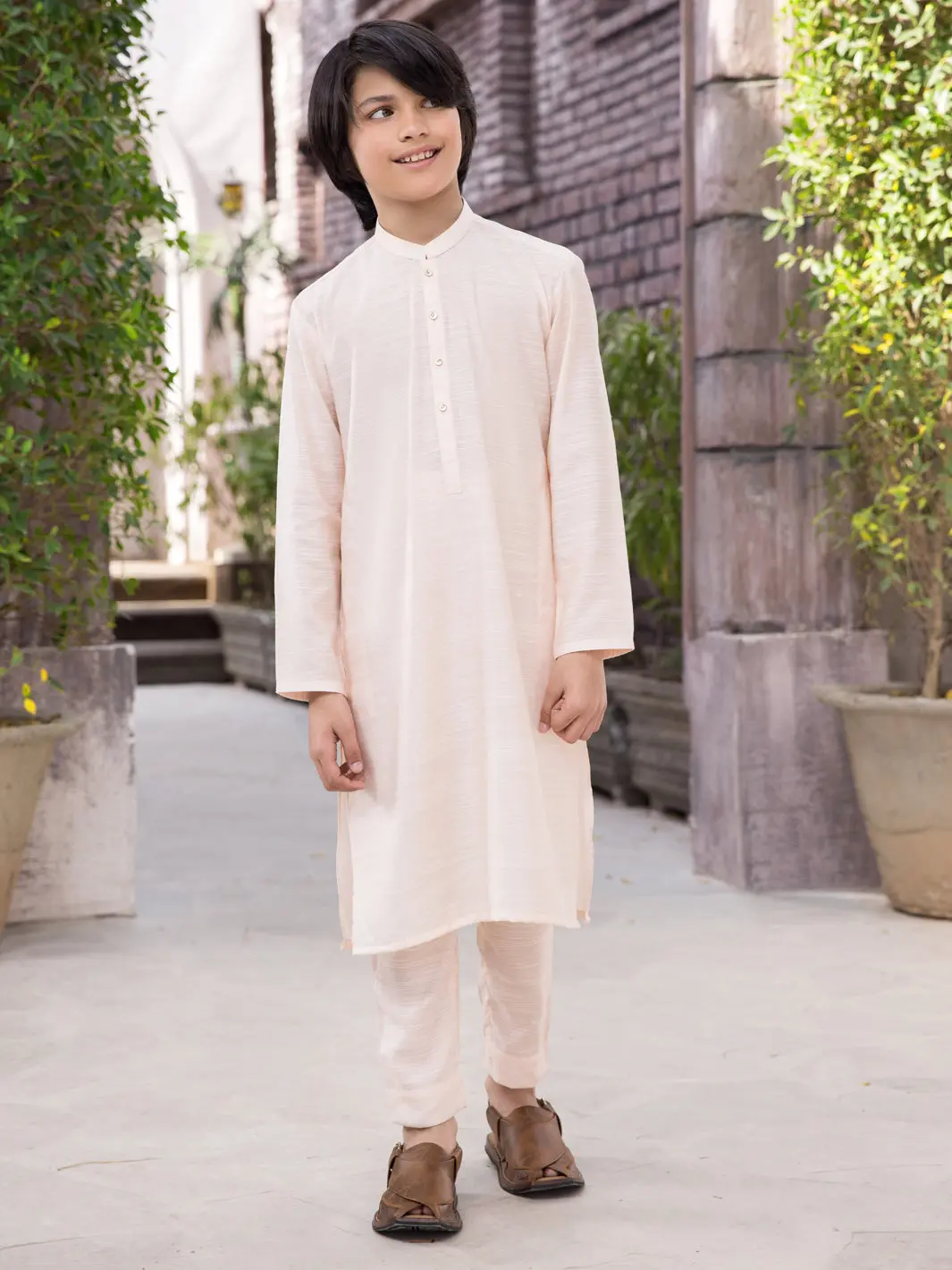 Light Pink Kurta Trouser - Alt-Kt-003 1