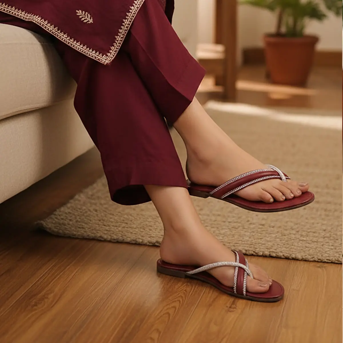 Women's Fancy Chappals 1