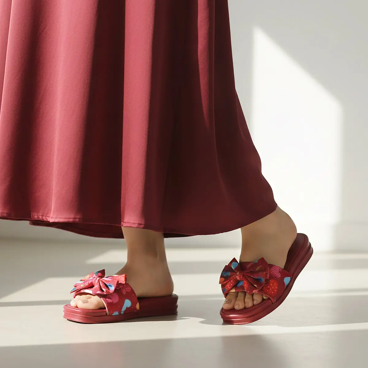 Women's Bow Tie Slippers 1