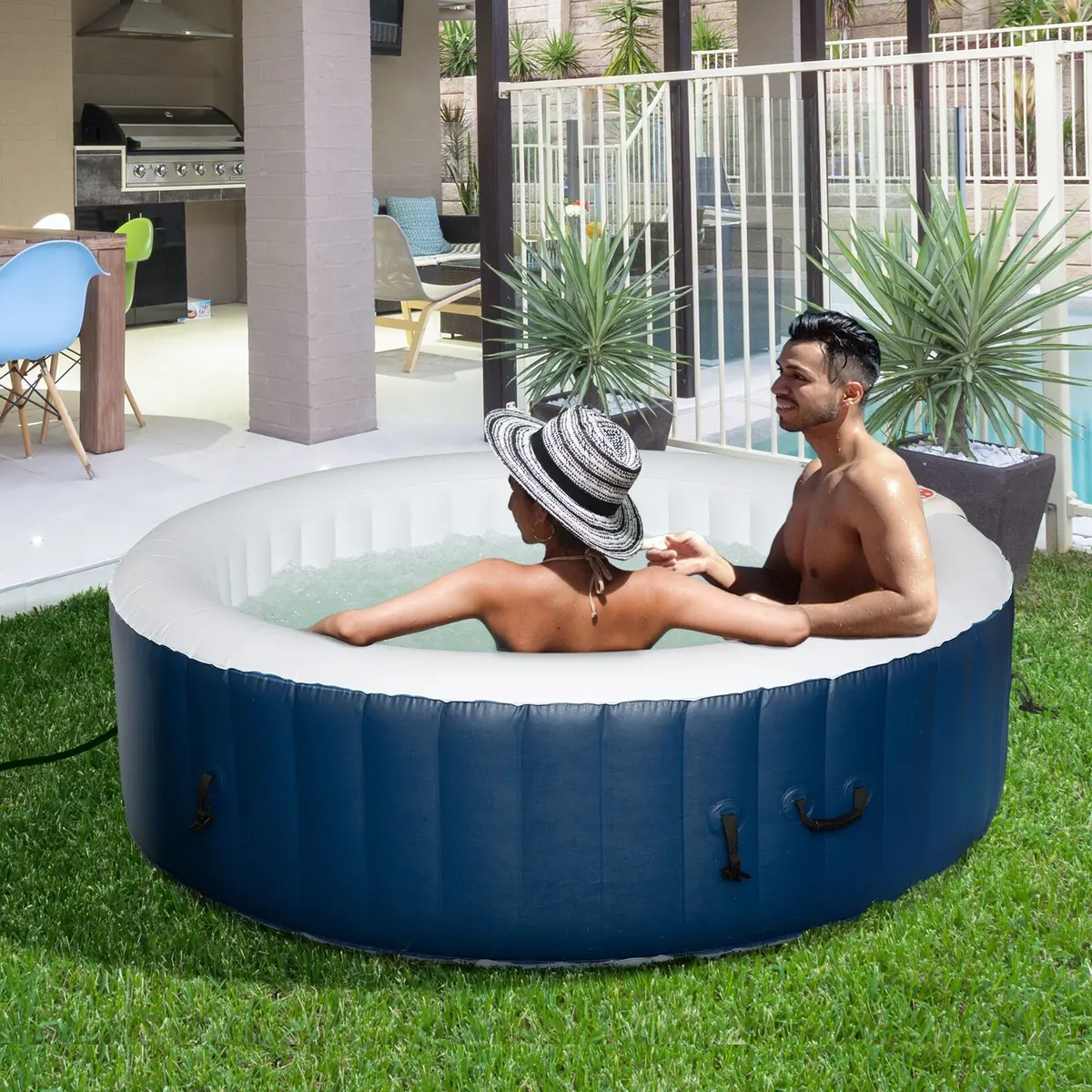 Large Portable Outdoor Inflatable Jacuzzi Hot Tub 4 - 6 Person 1