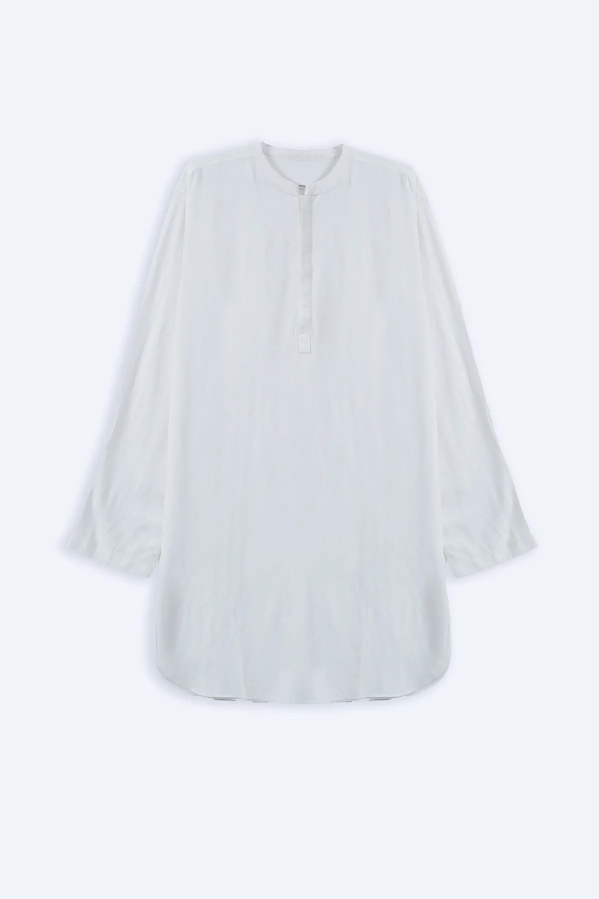 Linen Blend Long Shirt 1