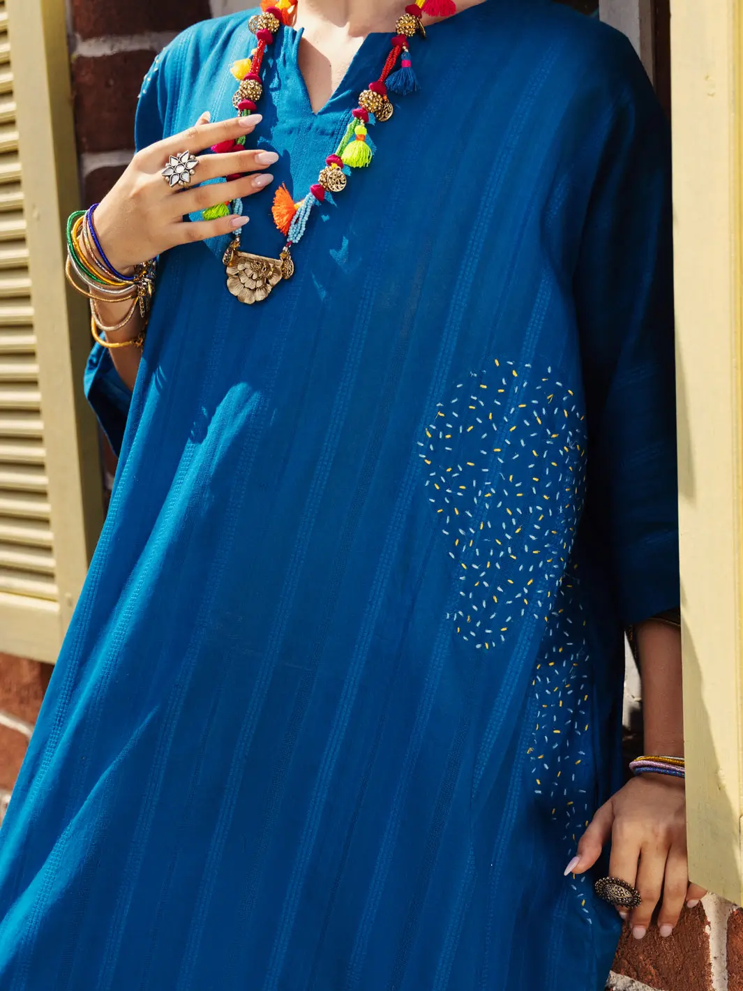 Blue Kurti - Al-Lk-875 3