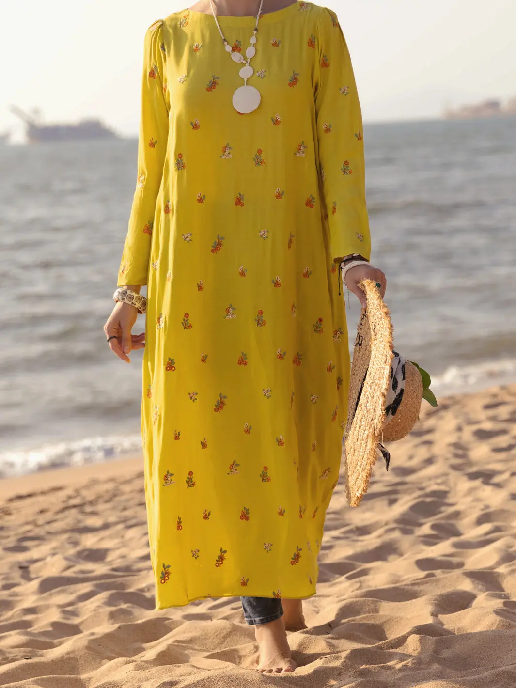 Yellow Kurti - Al-Lk-888 1