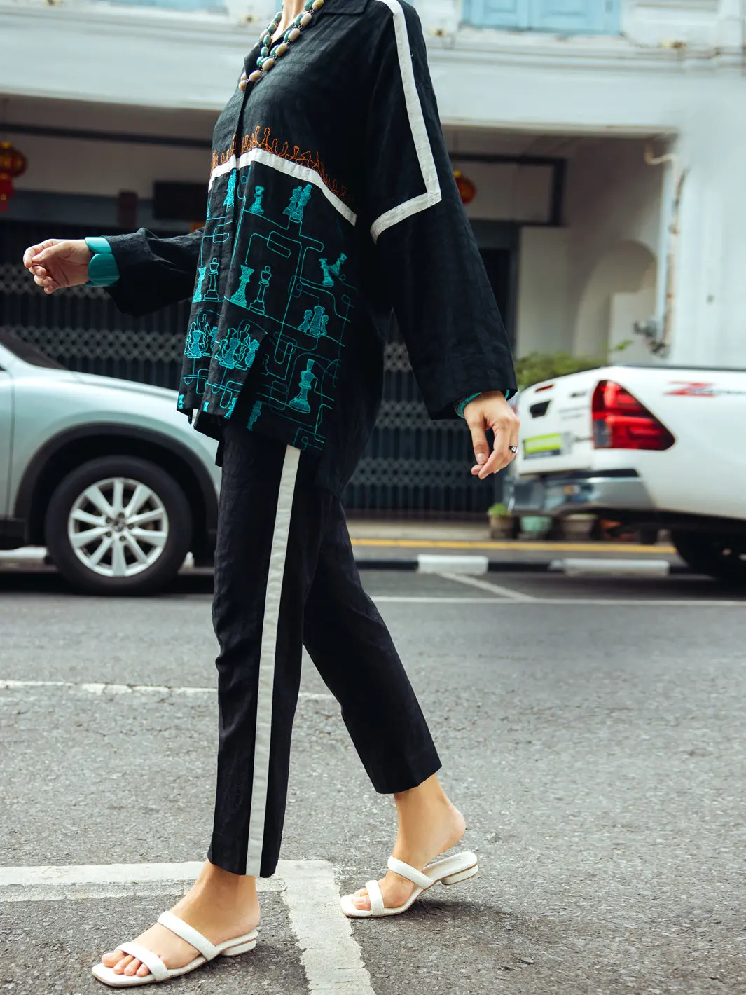 Black Dobby Jacquard 2Pc Stitched - Alp-2Ps-Lks-1797 1