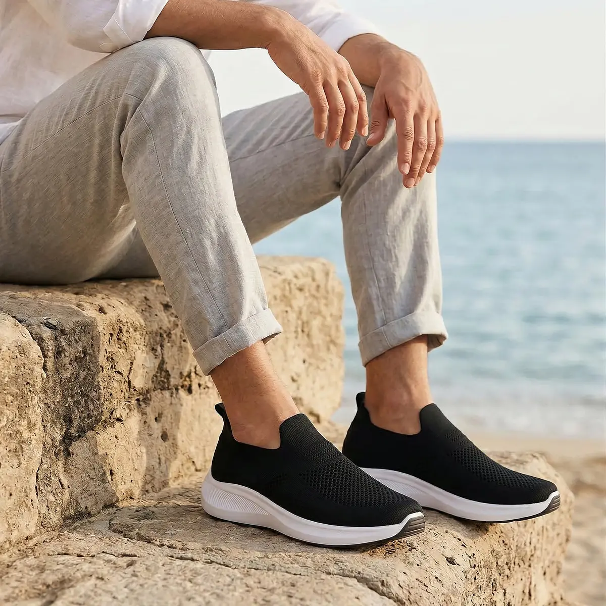 Men's Trendy Slip On Sneakers 1