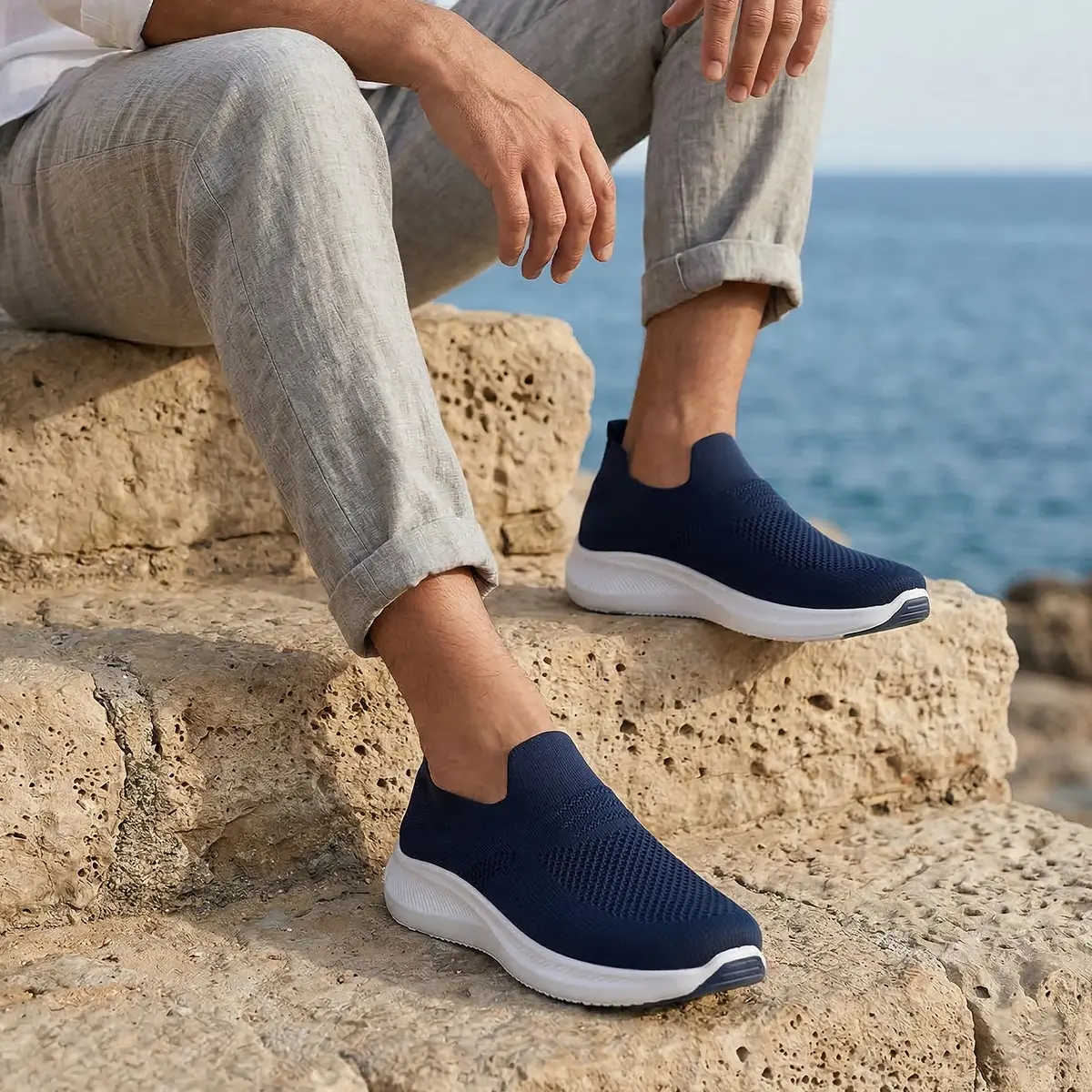 Men's Trendy Slip On Sneakers 1