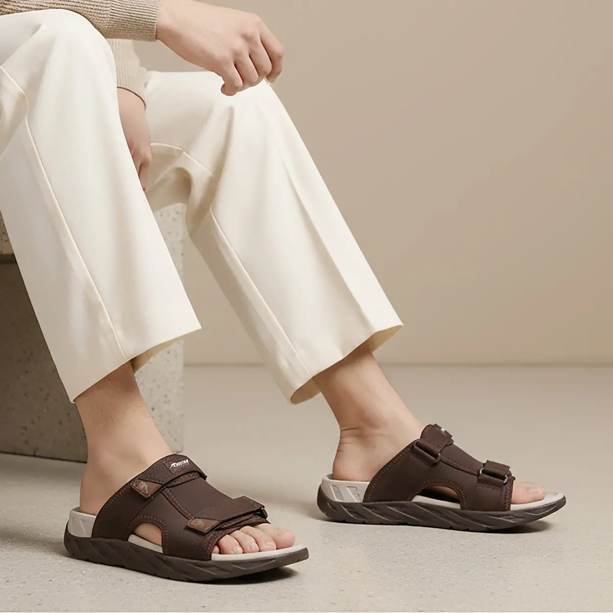 Men's Strapped Chappal 1