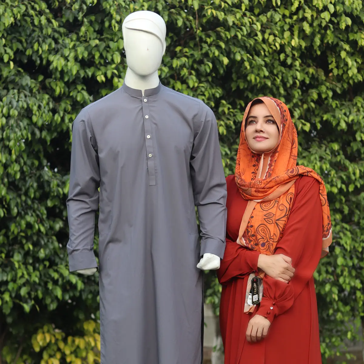 Stylish Grey Shalwar Kameez 1