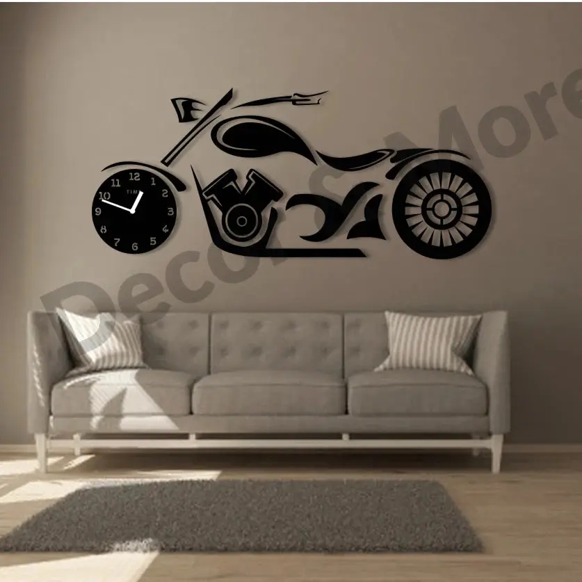Motorbike Theme Clock 1