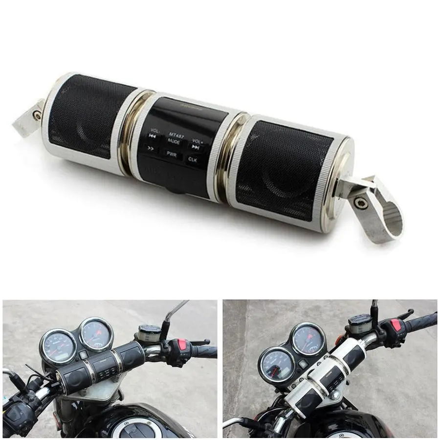 Premium Bluetooth Motorcycle Handlebar Speaker Stereo System 1