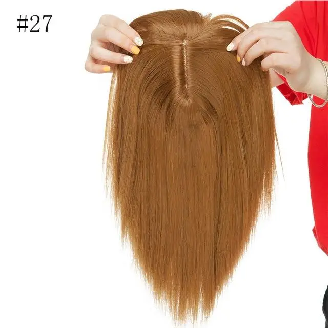 Clip On Hair Topper Pieces Synthetic Wiglet For Women 8
