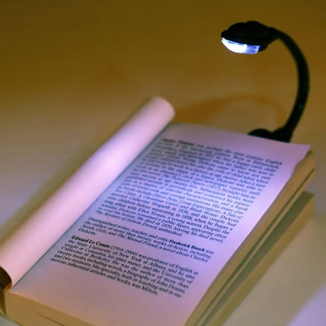 Clip On Book Reading Light Lamp 1