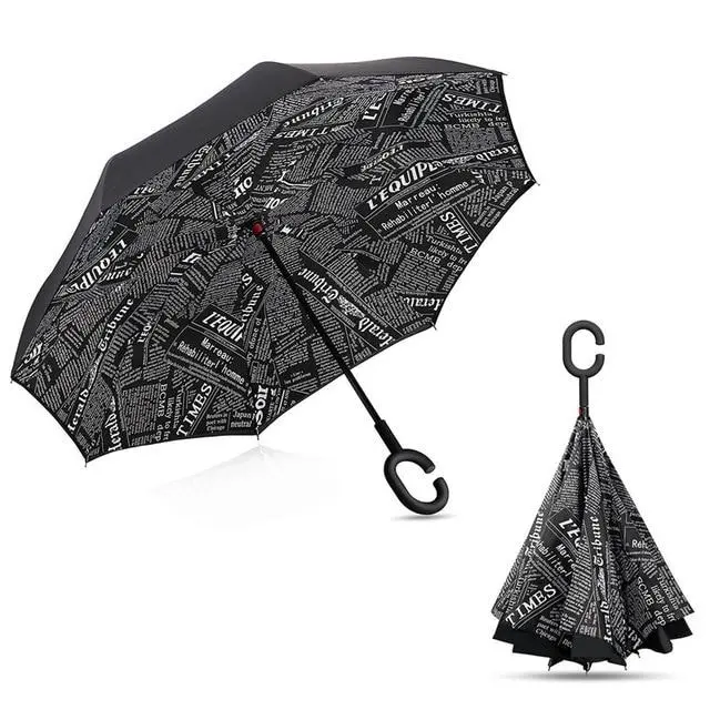 Upside Down Inverted Rain Umbrella 6
