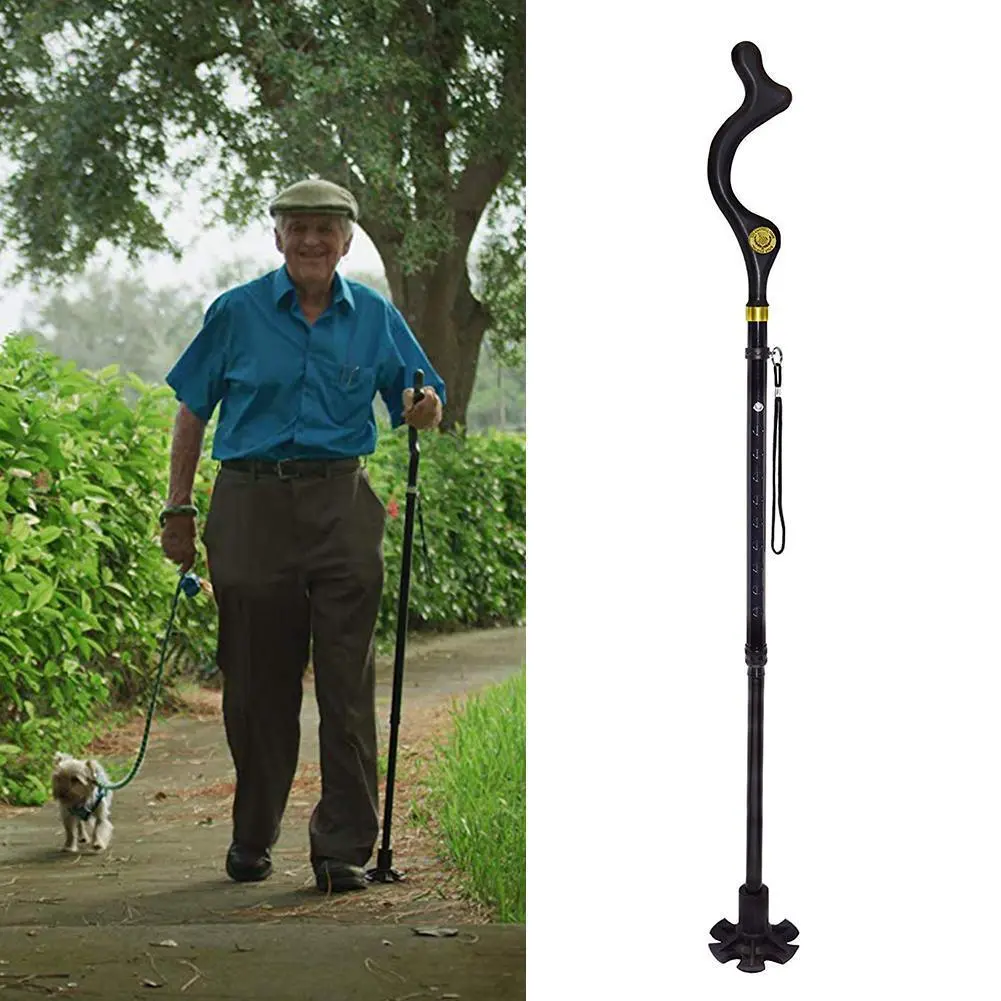 Walking Foldable Posture Cane Collapsible Stick 1