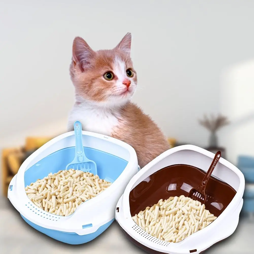 Kitty Cat Litter Box Small Corner Furniture 1