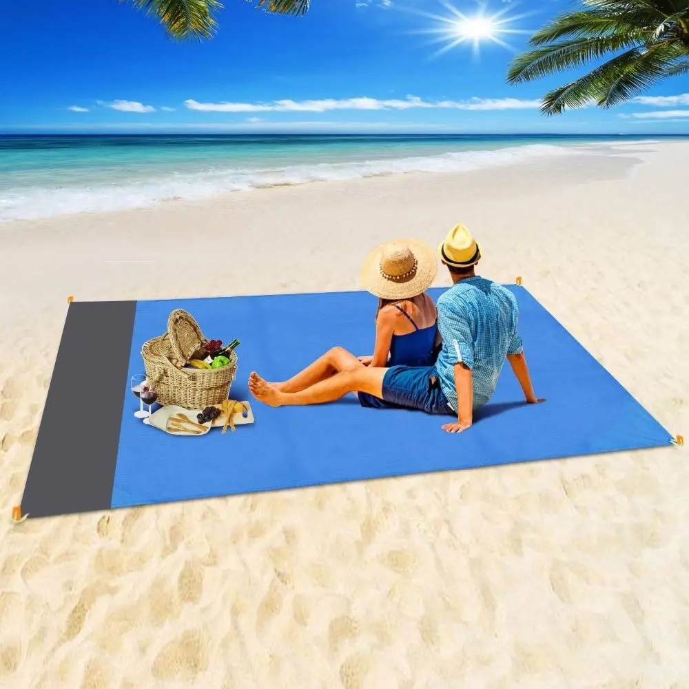 Large Sand Free Beach Blanket Mat 1