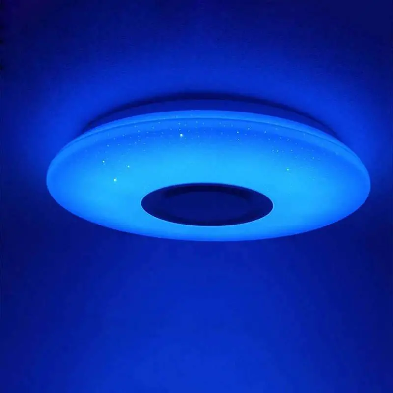 Led Flush Mount Ceiling Modern Light With Music 1
