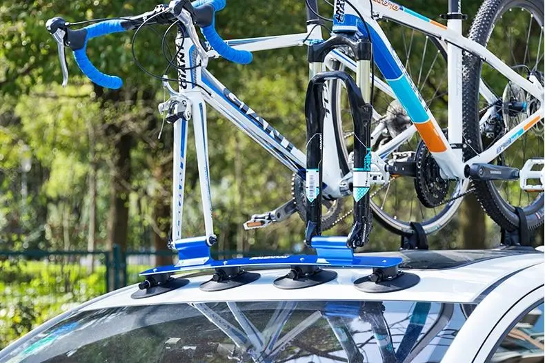 Heavy Duty Car Bicycle Carrier Roof Mounted Holder Rack 5