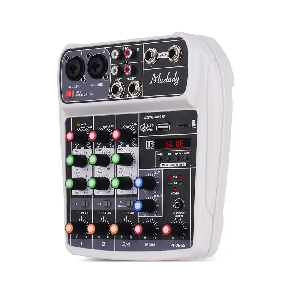 Small Audio Sound Digital Usb Mixer 48V 1