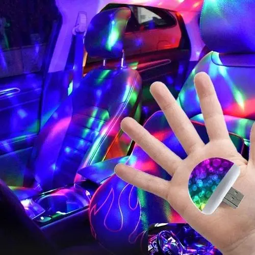 Interior Car Led Ambient Disco Atmosphere Light 1