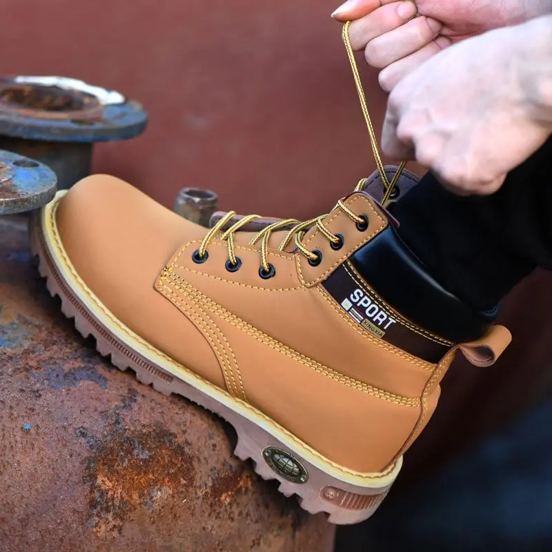 Mens Composite Heavy Duty Steel Toe Work Boots 1