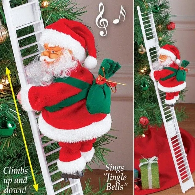 Climbing Santa Ladder Christmas Toy 1