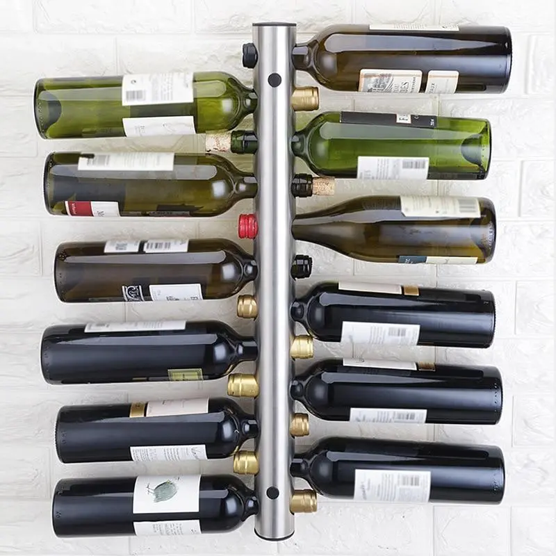 Modern Wall Mounted Hanging Wine Holder Rack 2