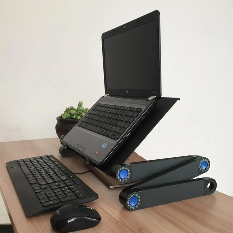 Adjustable Laptop Lap Desk Stand Tray 4
