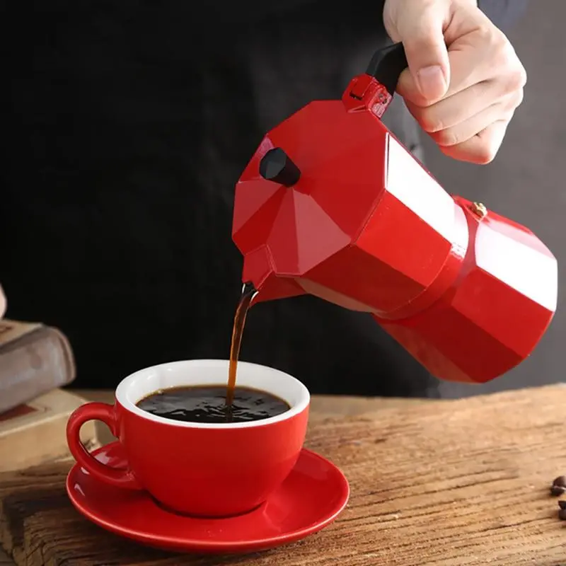 Aluminum Stovetop Moka Coffee Maker Espresso Pot 1