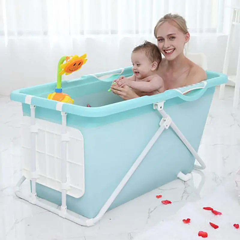 Portable Stand Alone Foldable Bathtub Spa 1