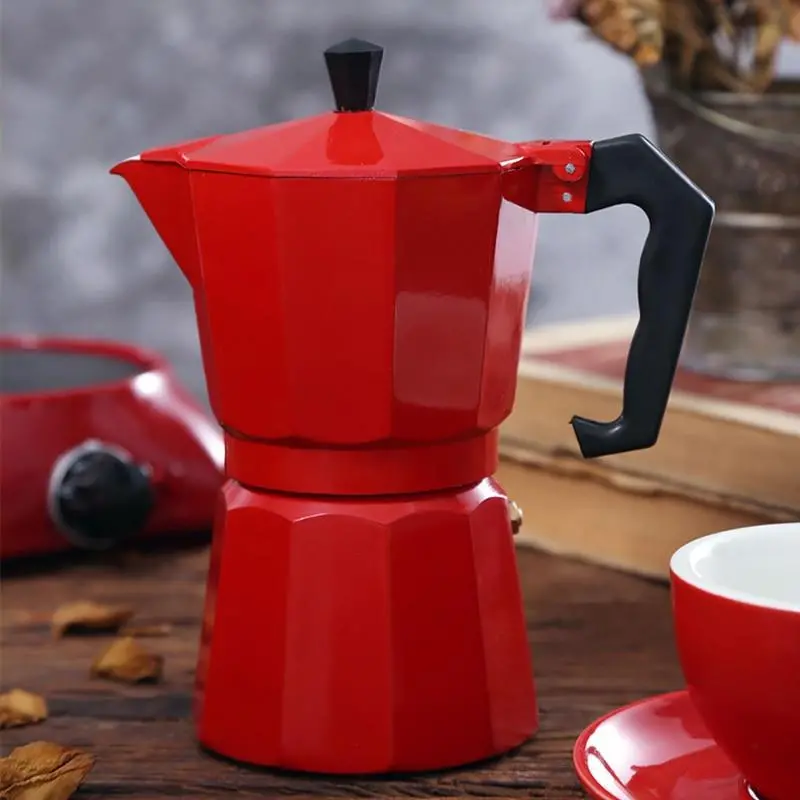 Aluminum Stovetop Moka Coffee Maker Espresso Pot 1