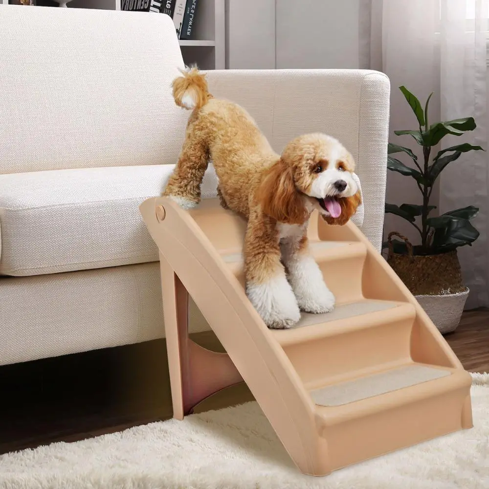 Heavy Duty Foldable Pet Stair Steps Ramp 1