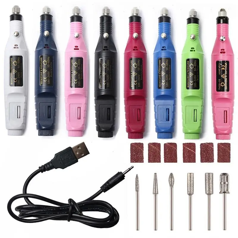 Portable Electric Nail File Drill Machine Kit 1