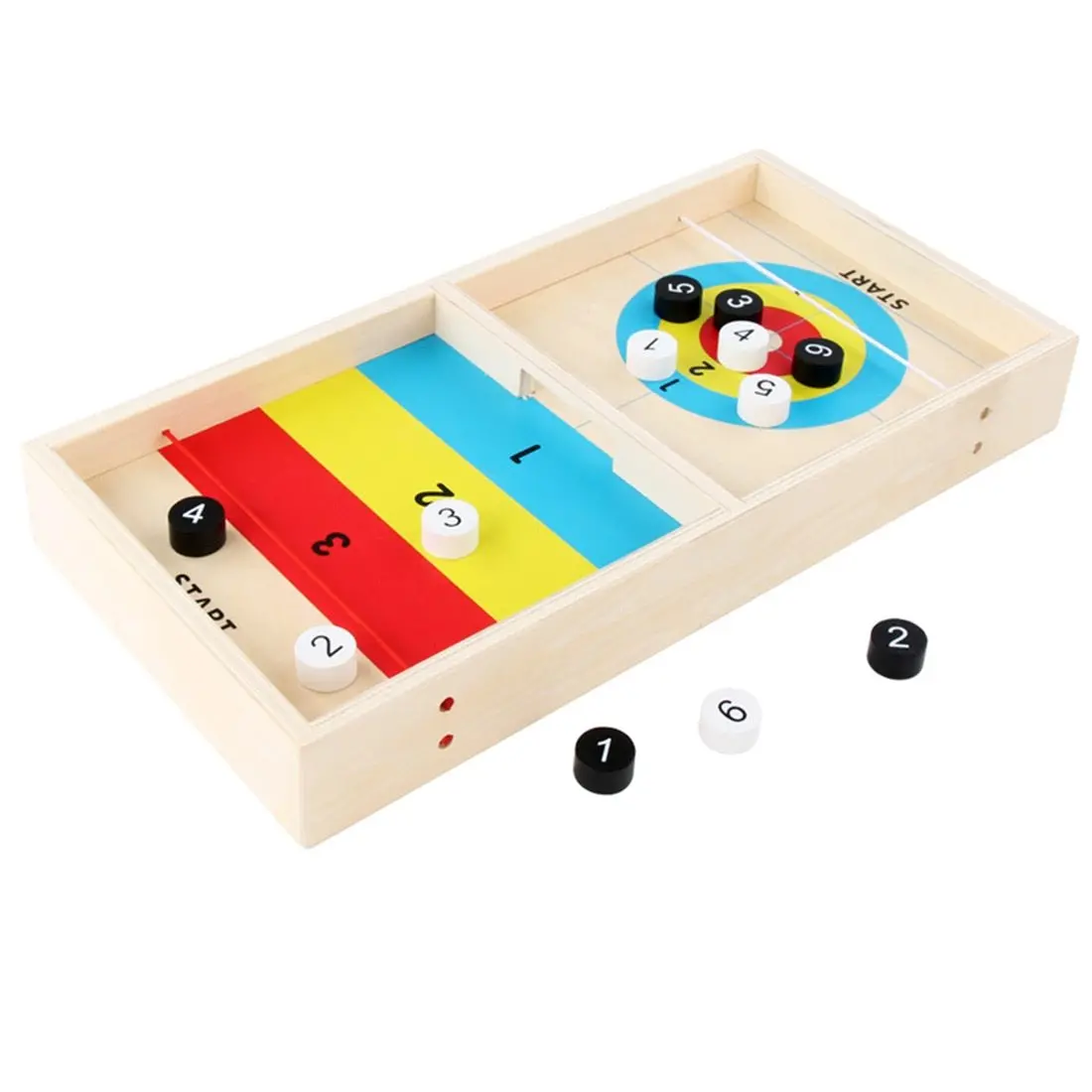 Portable Tabletop Shuffleboard 15" 1