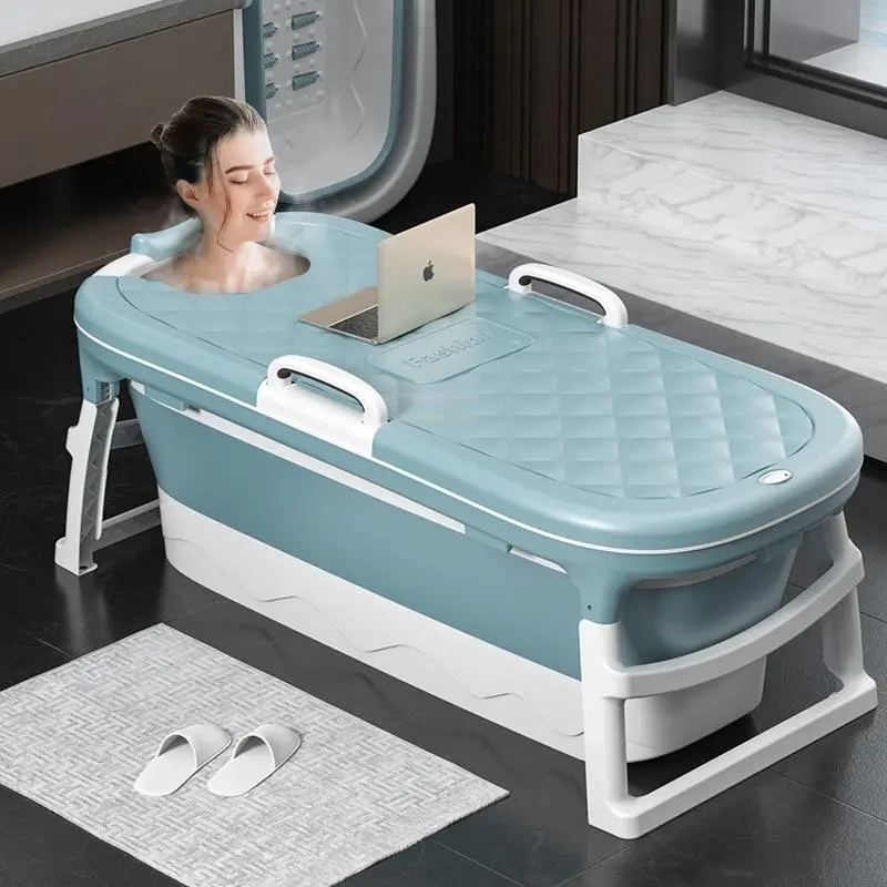 Foldable Stand Alone Bathtub For Adults 1
