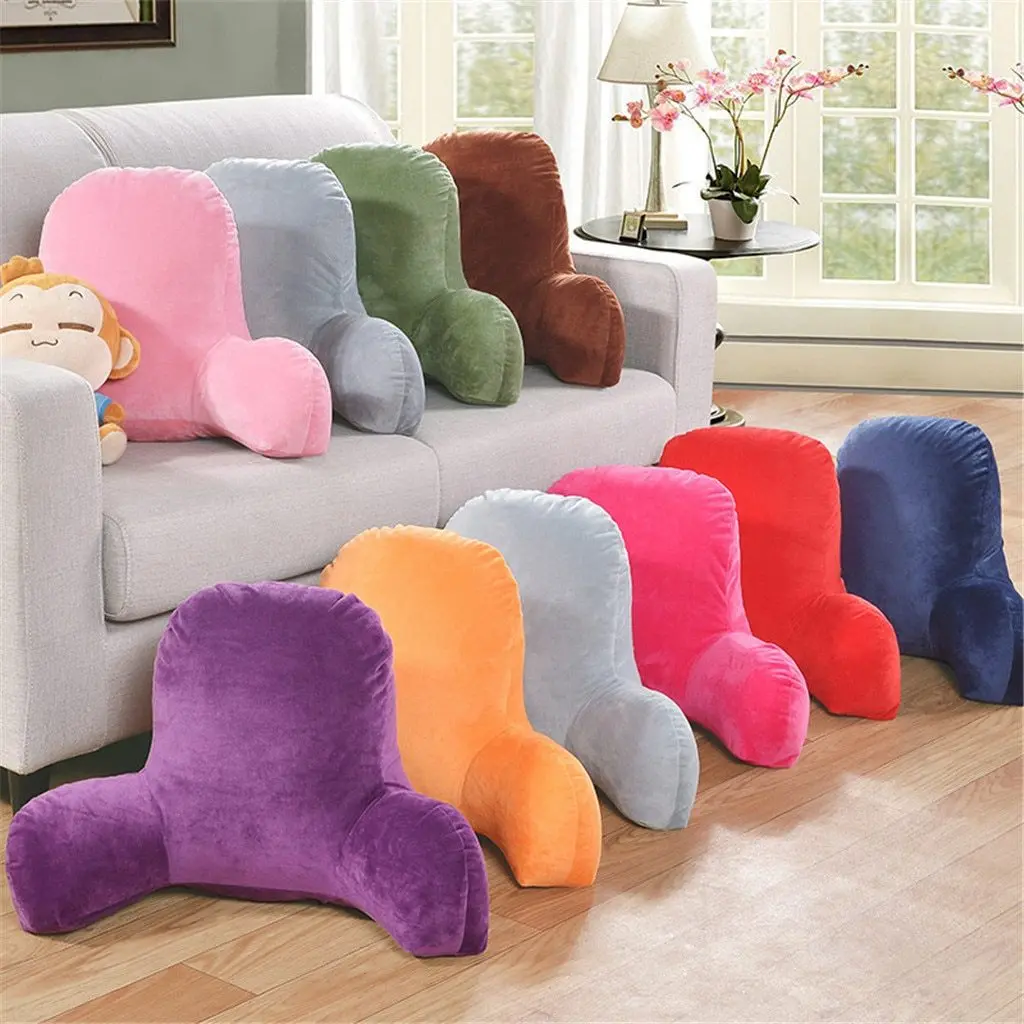 Premium Reading Bedrest Sit Up Pillow With Arms 1