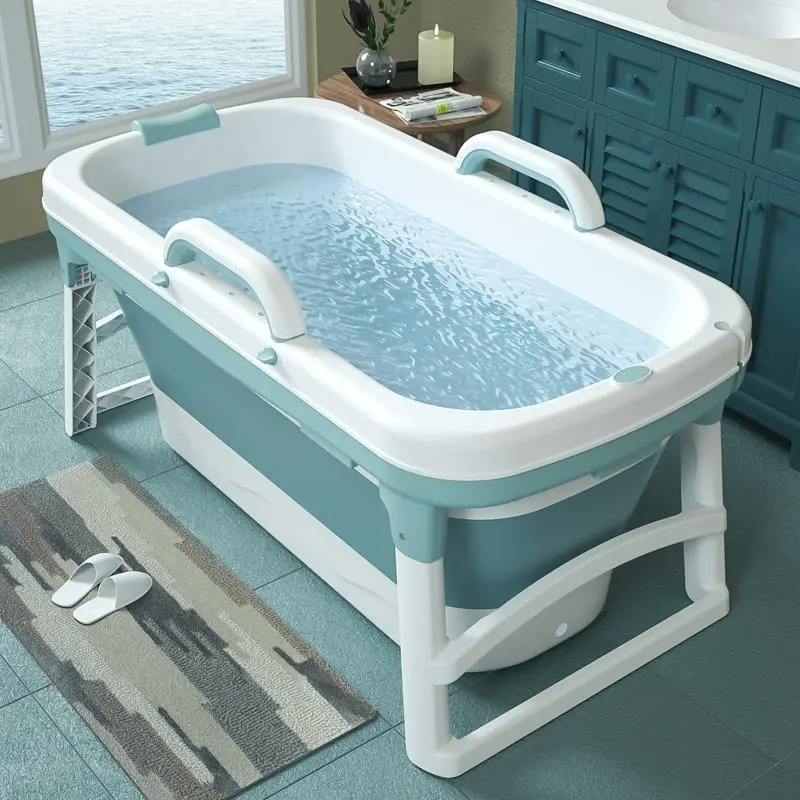 Extra Large Foldable Stand Alone Bathtub For Adults 1
