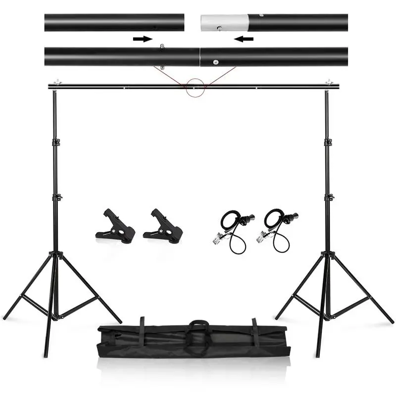 Heavy Duty Photo Backdrop Adjustable Stand Frame 1