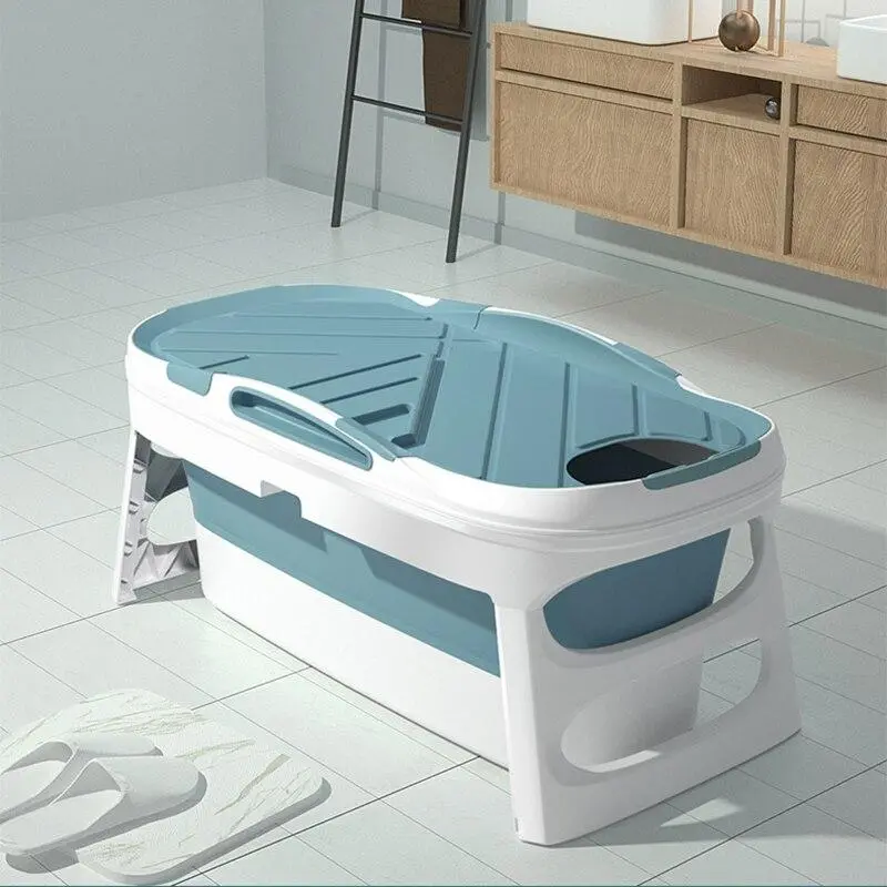 Portable Adult Foldable Bathtub Collapsible Stand Alone Spa 1