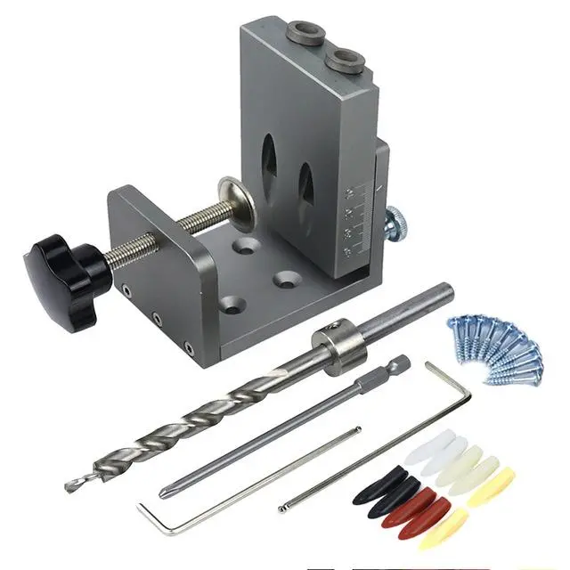 Pocket Hole Screw Joinery Drill Guide Kit 1