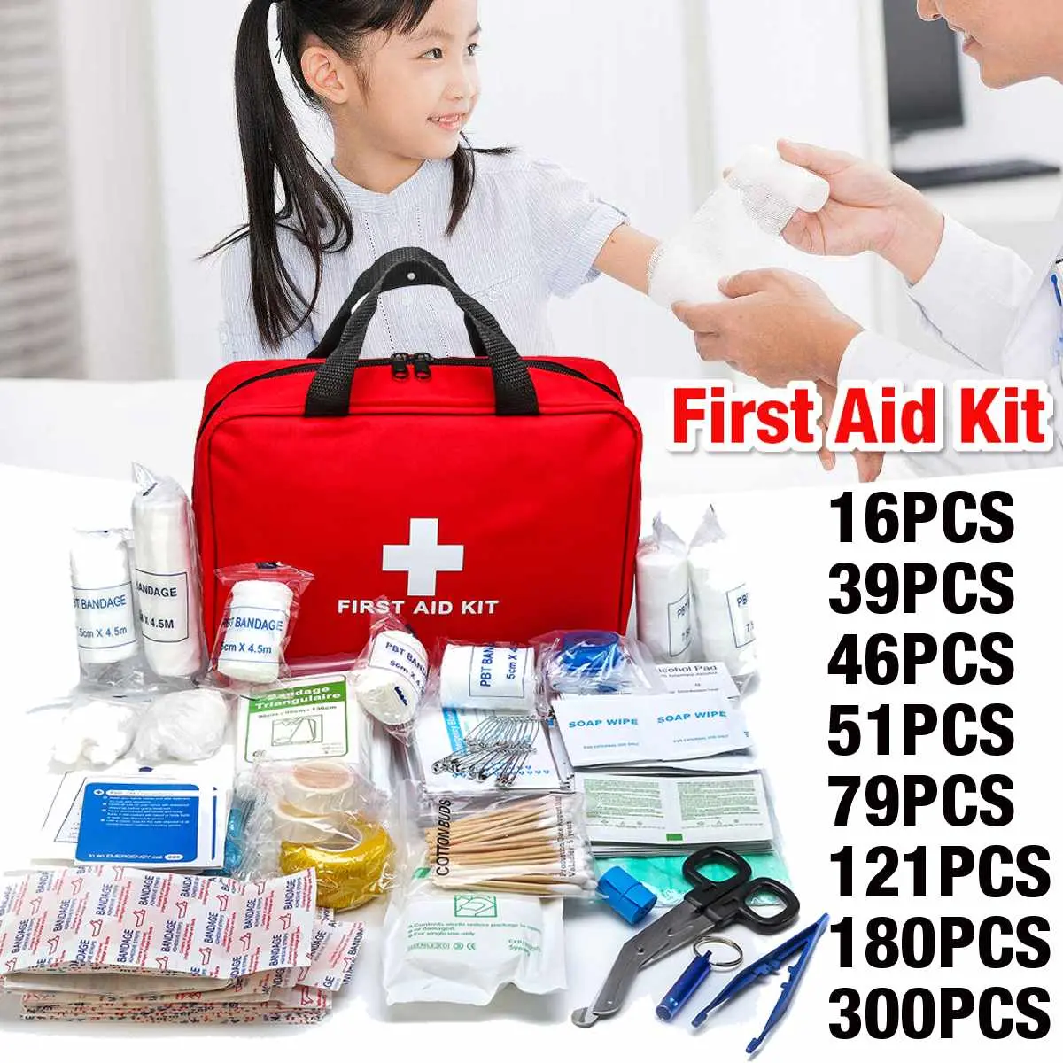 Premium Portable First Aid Medical Kit 1