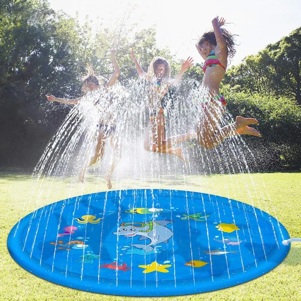 Kids Fun Sprinkler Water Toy Mat 1