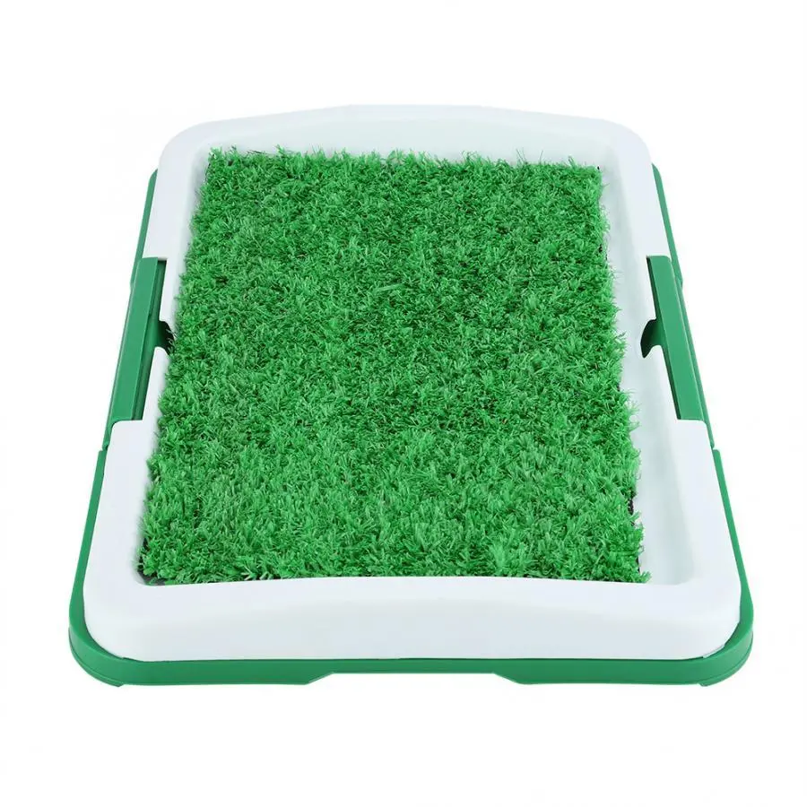 Portable Indoor Dog Porch Potty Grass Pee Pad 1