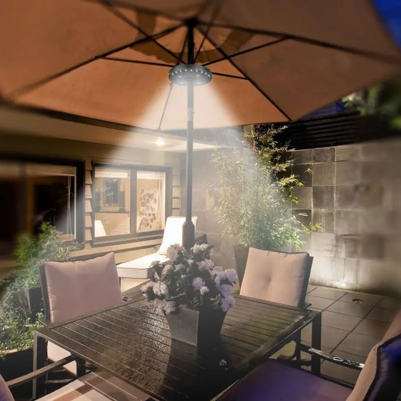 Deluxe Led Outdoor Patio Umbrella Lights 1