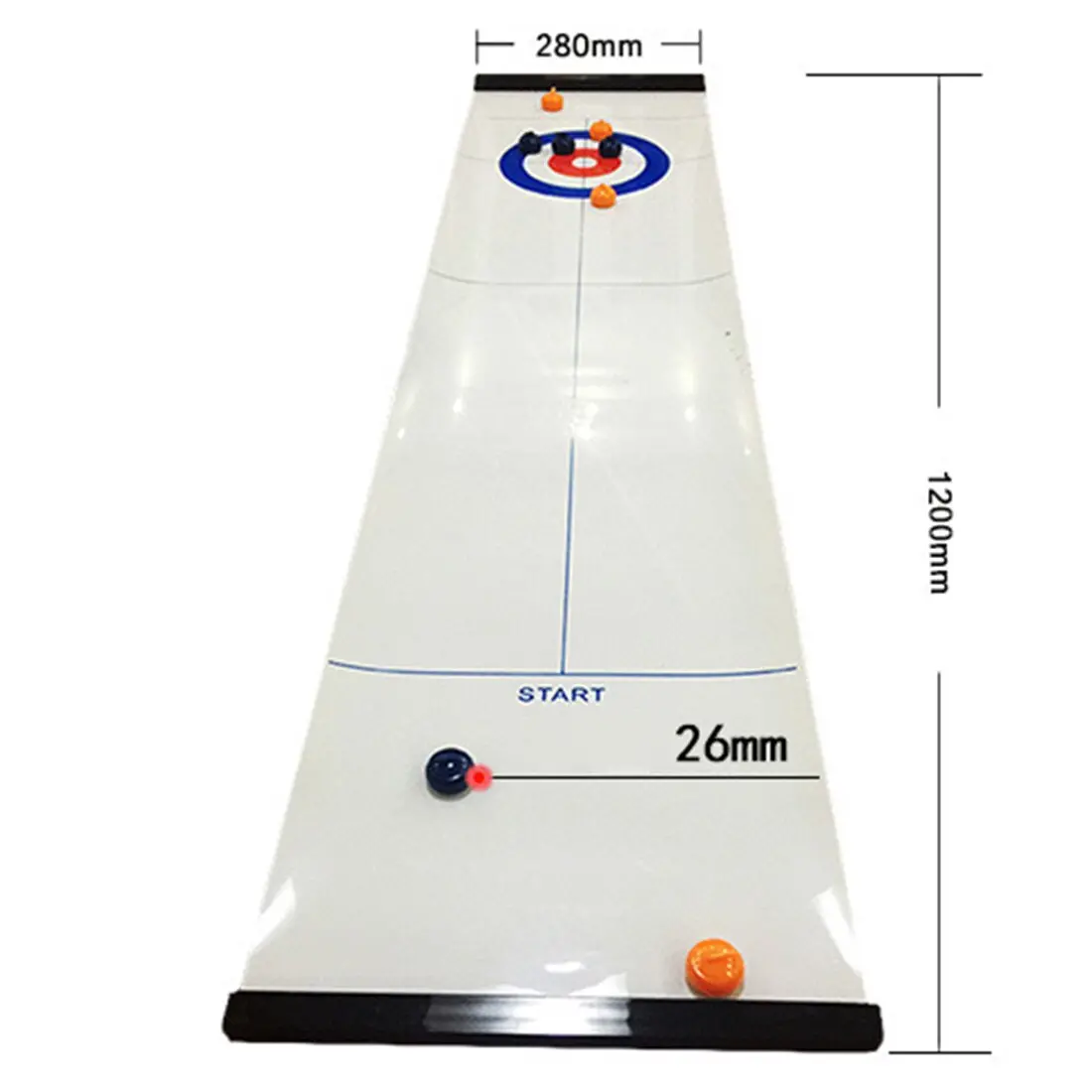 Premium Portable Long Tabletop Shuffleboard 47" 2